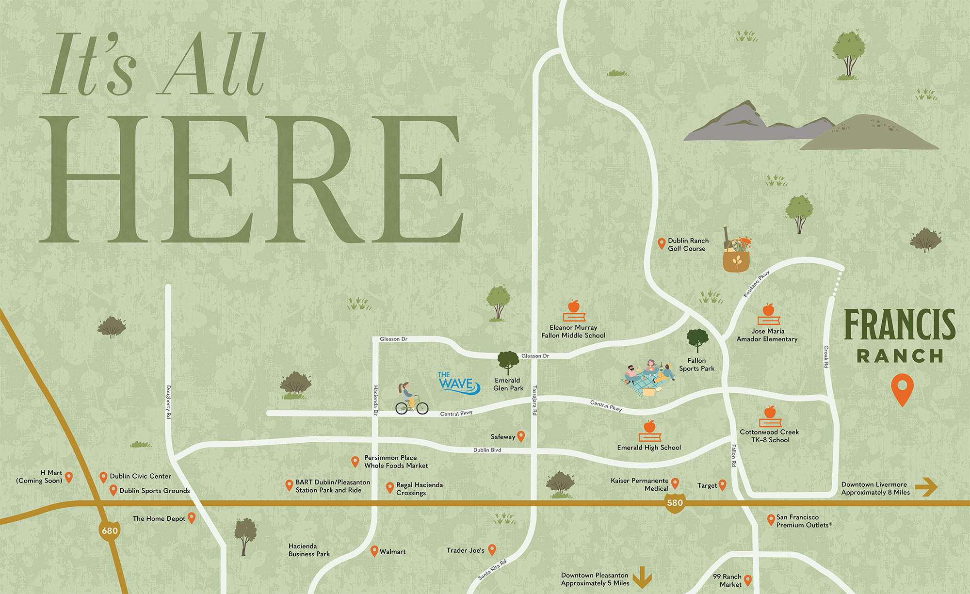 Francis Ranch location map, not a photo of 4238 Muir Road