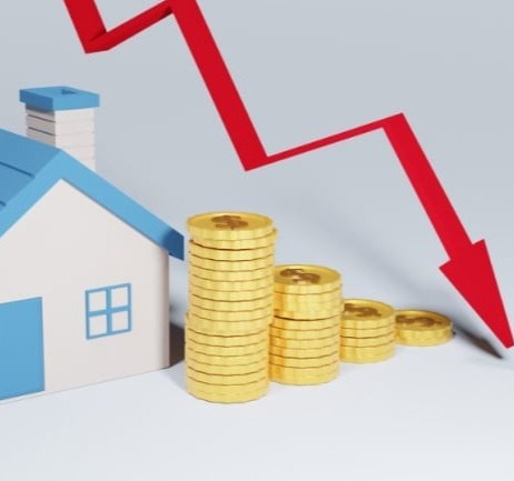 House price drop
